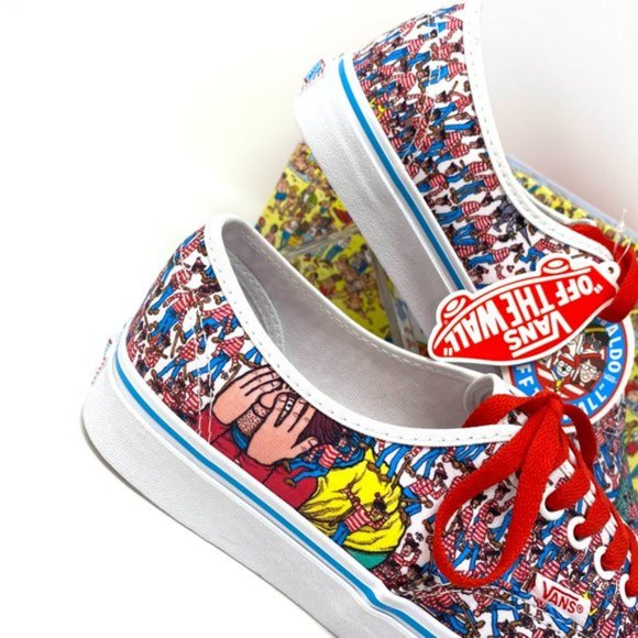 💖MEGA SALE💖VANS Where's Waldo Addition Authentic Textile Mens Size VN0A348A3RZ - Picture 2 of 12